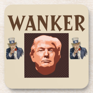 Trump Wanker Beverage Coaster Bier Onderzetter