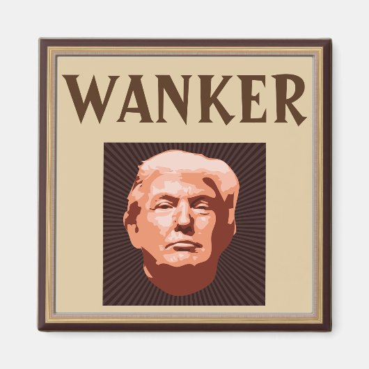 Trump Wanker Magnet (Voorkant)