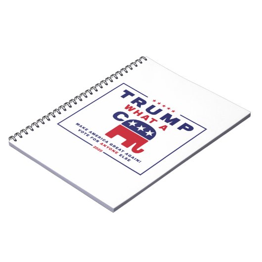 Trump. Wat een C*** - Anti-Trump campagne poster Notitieboek (Linkerzijde)