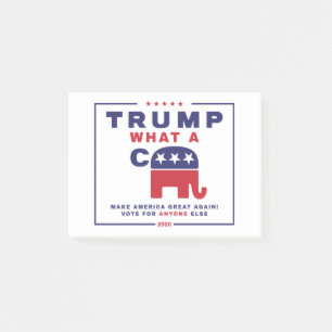 Trump. Wat een C*** - Anti-Trump campagne poster Post-it® Notes