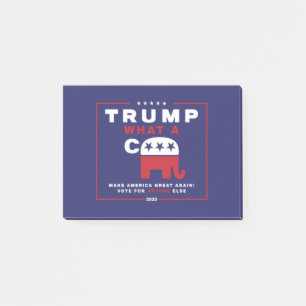 Trump. Wat een C*** - Anti-Trump campagne poster - Post-it® Notes