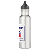 Trump. Wat een C*** - Anti-Trump campagne poster Waterfles (Rechts)