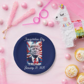 Trump Watch Party  Patriottisch Ontwerp Papieren Bordje (Feest)