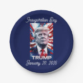 Trump Watch Party  Patriottisch Ontwerp Papieren Bordje (Voorkant)