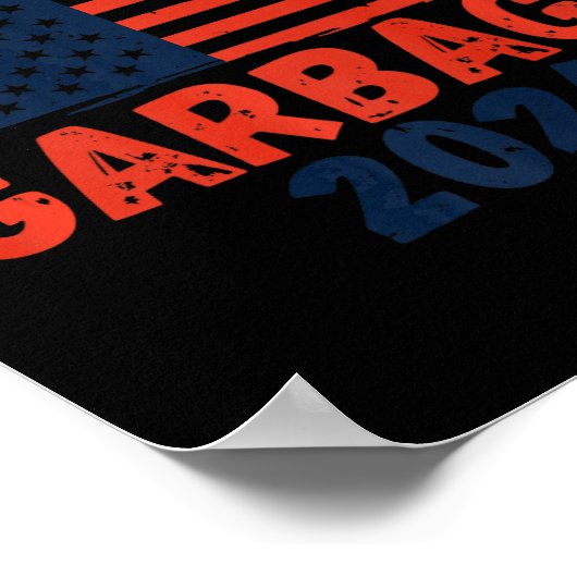 Trump: we hebben het gedaan Team Garbage Trump won Poster (Hoek)