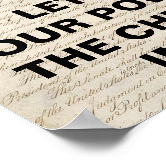 Trump We the People Checks and Balances Protest Poster (Hoek)