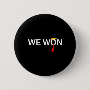 Trump We Won Wins Inauguratie 47 Us President 202 Ronde Button 5,7 Cm