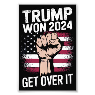 Trump We Won Wint Inauguratie 47 US President Foto Afdruk