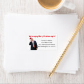 Trump: We zijn weer gezegde vrolijk kerstfeest Etiket (Insitu)