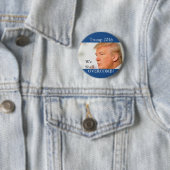 Trump: We zullen overcomb Ronde Button 5,7 Cm (In situ)
