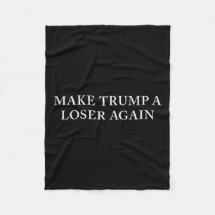 Trump weer een verliezer fleece deken