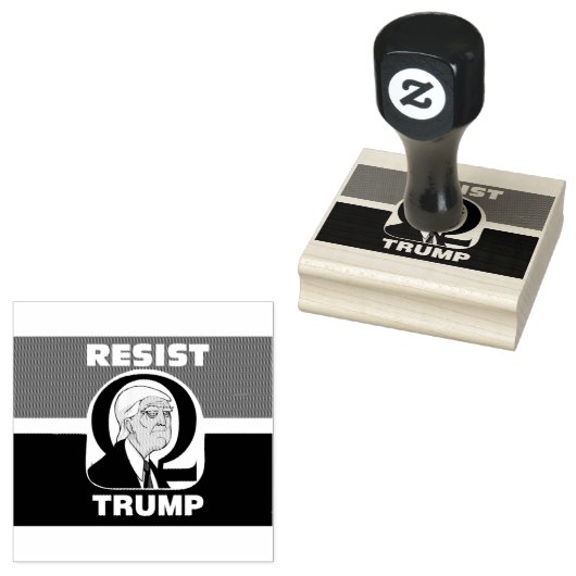 Trump weerstaan rubberstempel (Gestempeld)