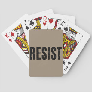Trump Weerstand Trump Protest Anti Politiek Protes Pokerkaarten
