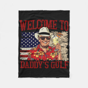 Trump Welkom bij Daddy's Golf Trump Zomer Daddy's Fleece Deken