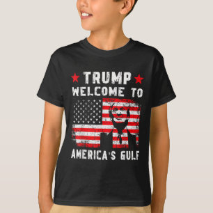 Trump welkom in Amerika's Golf Grappig Trump Mexic T-shirt