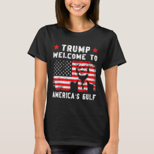 Trump welkom in Amerika's Golf Grappig Trump Mexic T-shirt