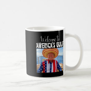 Trump welkom in de Amerikaanse Golf Funny Trump 20 Koffiemok
