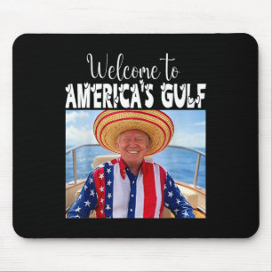 Trump welkom in de Amerikaanse Golf Funny Trump 20 Muismat