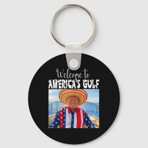 Trump welkom in de Amerikaanse Golf Funny Trump 20 Sleutelhanger