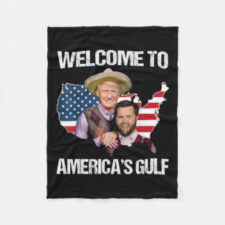 Trump welkom in de Golf Trump Vance Broer Fleece Deken