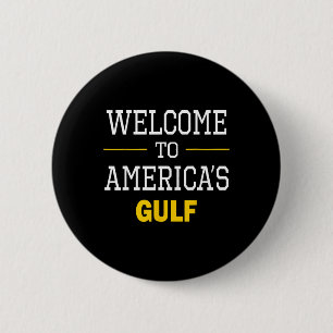 Trump welkom in Golf 1 Ronde Button 5,7 Cm