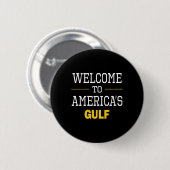 Trump welkom in Golf 1 Ronde Button 5,7 Cm (Voorkant /achterkant)