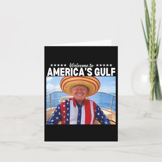 Trump welkom in Golf 2 Kaart (Voorkant)