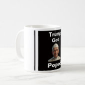 Trump werd gepope op koffiemok (Voorkant links)