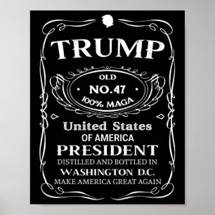 Trump Whiskey Poster