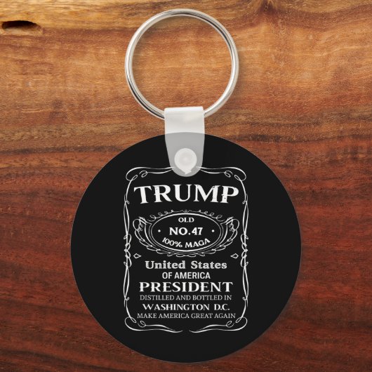 Trump Whiskey Sleutelhanger (Voorkant)