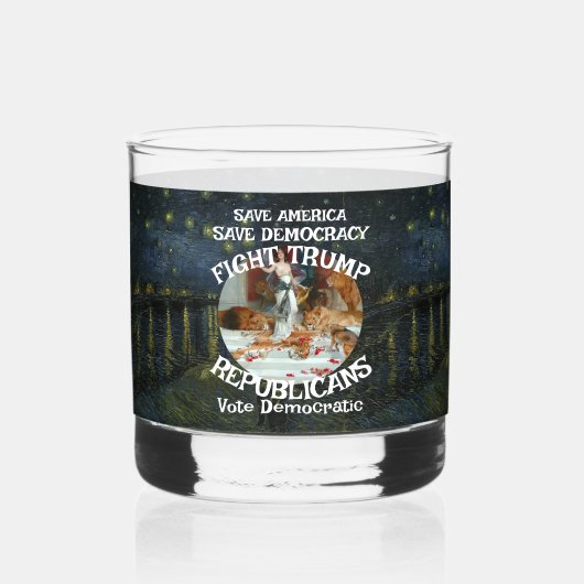 Trump Whisky Glas (Voorkant)