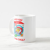 TRUMP "WHO YOU GONNA CALL?" COFFEE MUG KOFFIEMOK (Voorkant links)