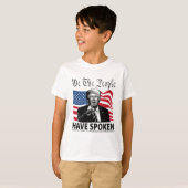 Trump, wij hebben het volk gesproken t-shirt (Voorkant volledig)