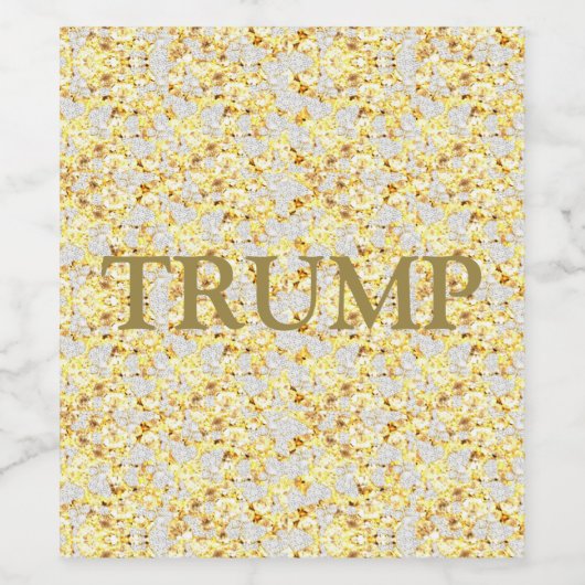 TRUMP WIJN ETIKET (Enkel label)