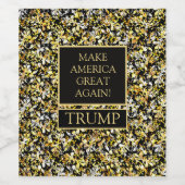 TRUMP WIJN ETIKET (Enkel label)