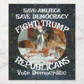 Trump Wijn Etiket (Enkel label)