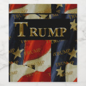 TRUMP WIJN ETIKET (Enkel label)