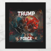 TRUMP WIJN ETIKET (Enkel label)