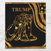 TRUMP WIJN ETIKET (Enkel label)