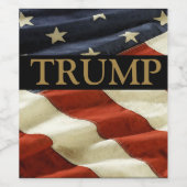 TRUMP WIJN ETIKET (Enkel label)