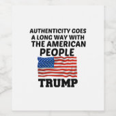 TRUMP WIJN ETIKET (Enkel label)