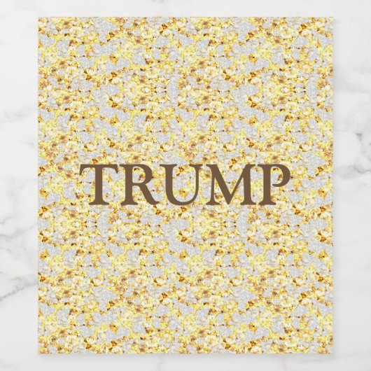 TRUMP WIJN ETIKET (Enkel label)