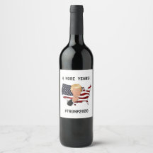 Trump Wijn Label Set