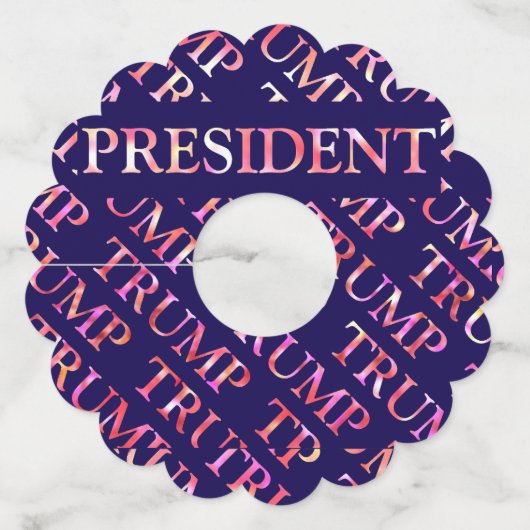 TRUMP WIJNGLASLABEL (Voorkant)