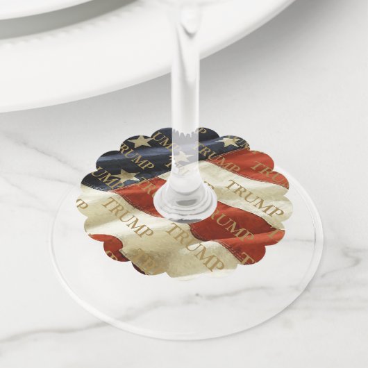 TRUMP WIJNGLASLABEL (Dichtbij)