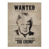 Trump wilde Poster - Trump de Chump (Voorkant)