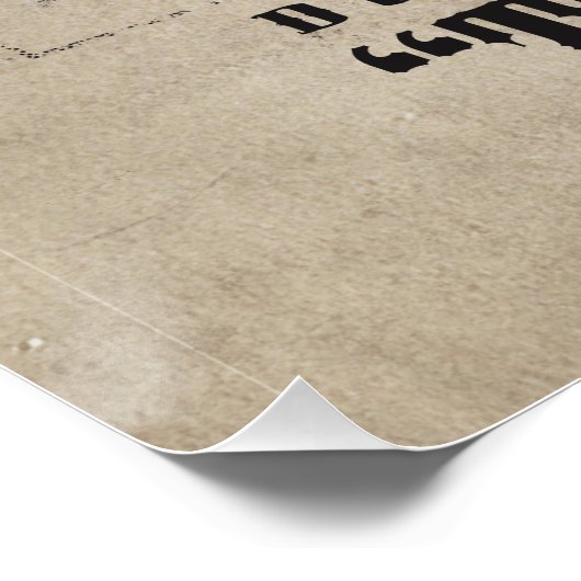 Trump wilde Poster - Trump de Chump (Hoek)