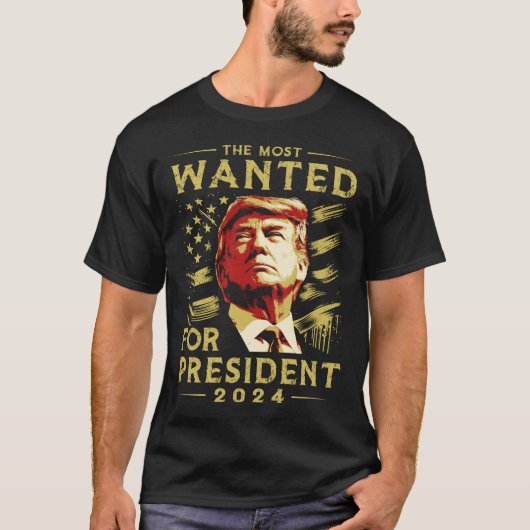 Trump wilde president t-shirt (Voorkant)