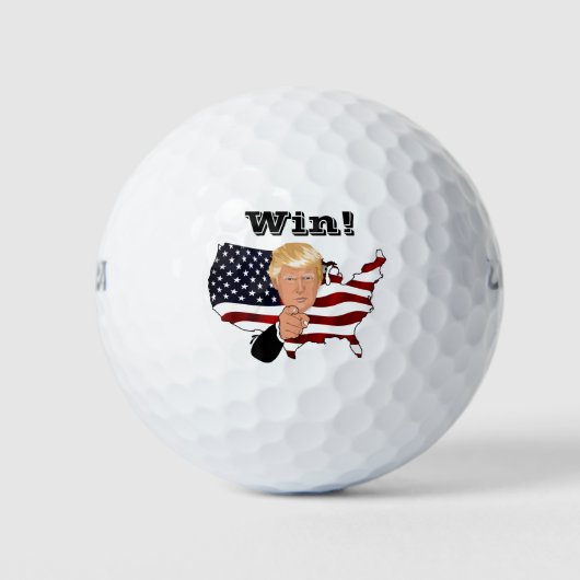 TRUMP Win! Golfballen (Voorkant)