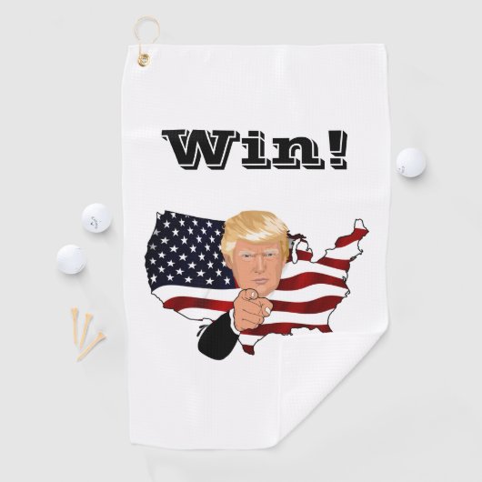 TRUMP Win! Golfhanddoek (Insitu)